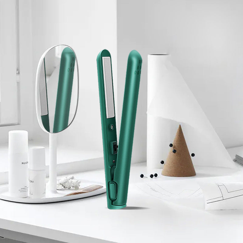 Mini stylingtang voor krullen en steil haar met keramische coating compact reisstyler ideaal voor onderweg | Sulvida