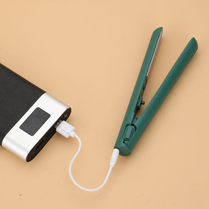 Mini stylingtang voor krullen en steil haar met keramische coating compact reisstyler ideaal voor onderweg | Sulvida