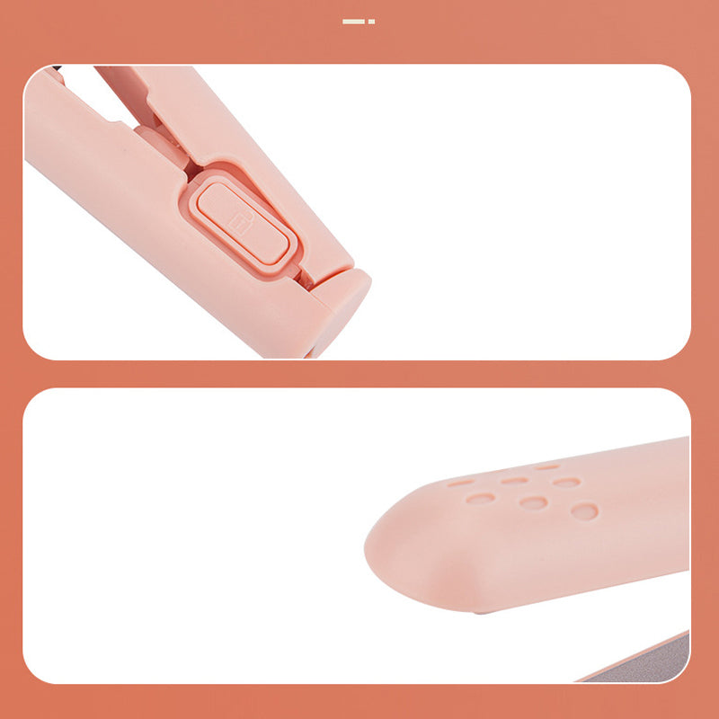 Mini stylingtang voor krullen en steil haar met keramische coating compact reisstyler ideaal voor onderweg | Sulvida