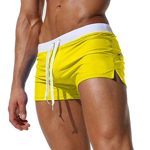 Zwemshort Heren Sneldrogend met Trekkoord Elastiek Zwembroek Casual Badmode Zomer Strand Vakantie Surf | Sulvida