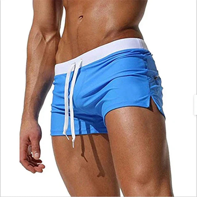 Zwemshort Heren Sneldrogend met Trekkoord Elastiek Zwembroek Casual Badmode Zomer Strand Vakantie Surf | Sulvida