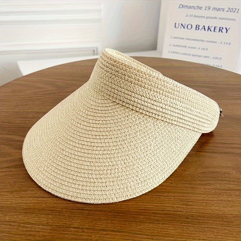 Opvouwbare Zonneklep met Brede Rand voor Dames UV-Bescherming Strandhoeden Vakantie Outdoor Zomer Accessoire | Sulvida