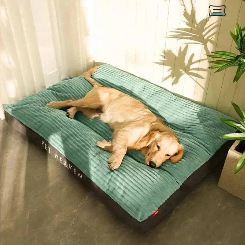 Orthopedisch Hondenmand Rond Wasbaar Grijs Groen Kleine tot XL Honden Antislip Warmte Comfortabel Stevig | Sulvida