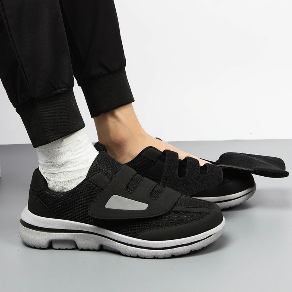 Orthopedische Schoenen Verstelbaar Klittenband Mesh Ademend Diabetesvoeten Dagelijks Comfort Wandelen | Sulvida