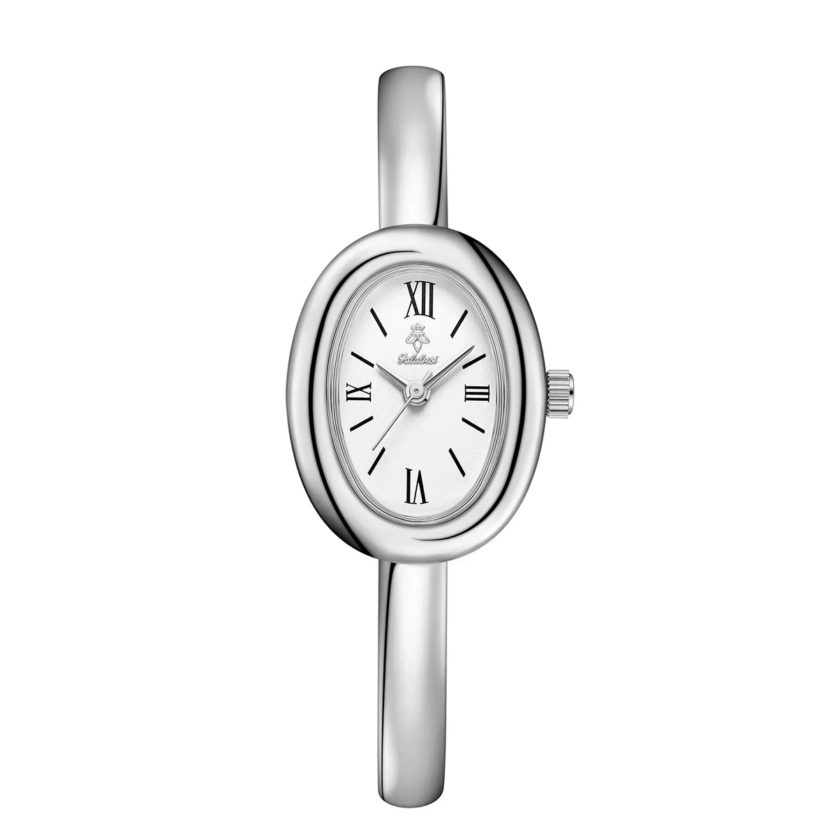 Ovaal Armband Horloge Edelstaal Goudkleur Dames Elegant Minimalistisch Design Roestvrij Staal Polshorloge | Sulvida