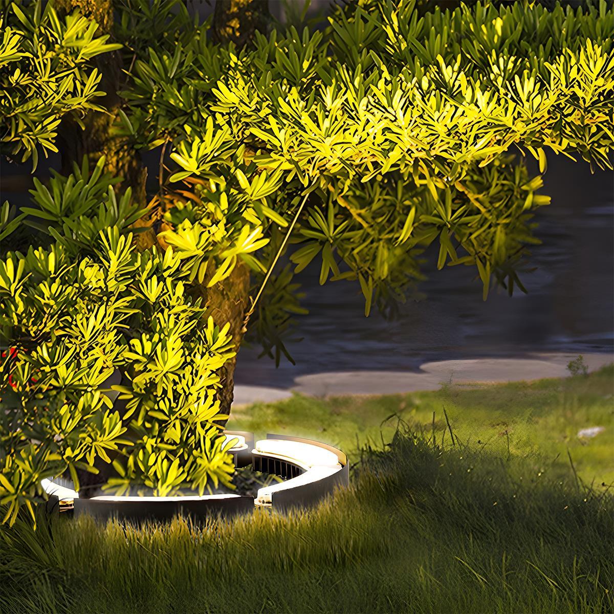 LED Spotverlichting Tuin 24V Laagspanning Boogvorm Waterdicht IP65 Grondspot Set voor Bomen en Planten | Sulvida