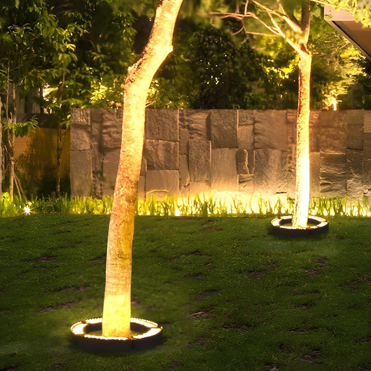 LED Spotverlichting Tuin 24V Laagspanning Boogvorm Waterdicht IP65 Grondspot Set voor Bomen en Planten | Sulvida