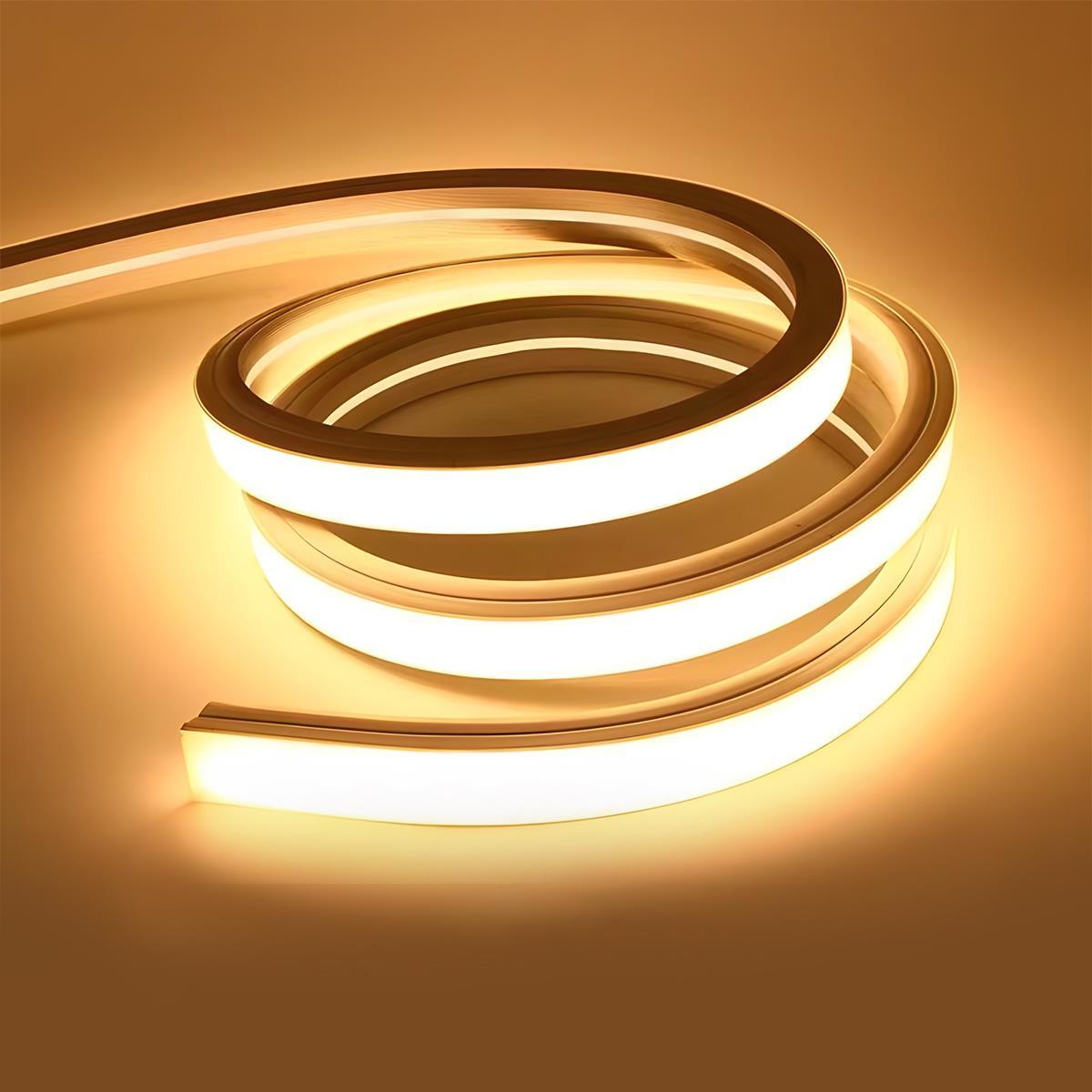 Flexibele LED-lichtstrip voor inbouwverlichting met 144 lampen per meter IP67 waterdicht dimbaar sfeerlicht | Sulvida