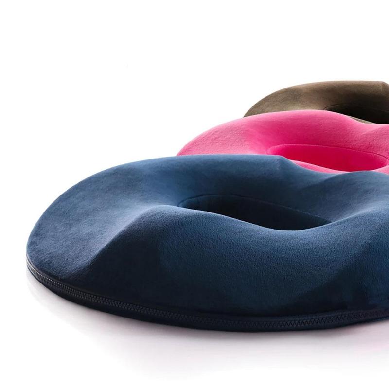 Ergonomisch Zitkussen Memory Foam met Ringvorm voor Kantoor Stoel Auto Thuis Comfort Zitondersteuning | Sulvida