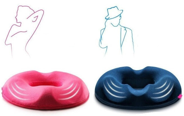 Ergonomisch Zitkussen Memory Foam met Ringvorm voor Kantoor Stoel Auto Thuis Comfort Zitondersteuning | Sulvida