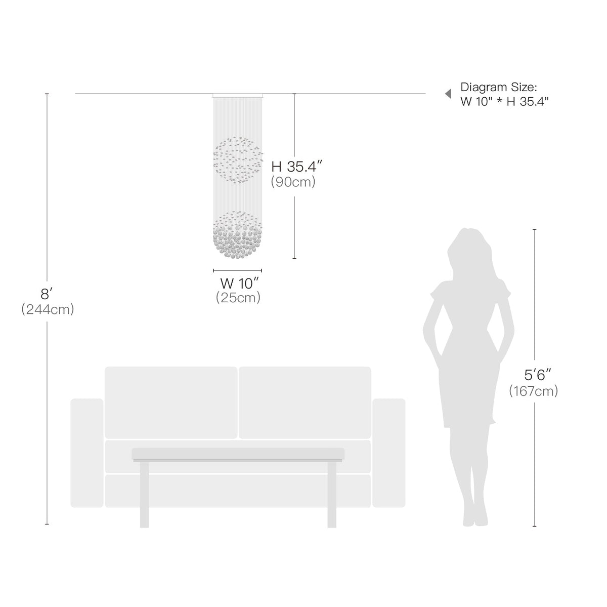Kristallen kroonluchter met druppelvormig design chroom voor woonkamer trap entree keuken hal kantoor | Sulvida