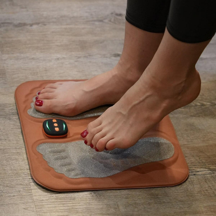 Appareil de massage des pieds NMES avec technologie à fibres de cuivre, pour soulager les picotements et se détendre à la maison | Sulvida