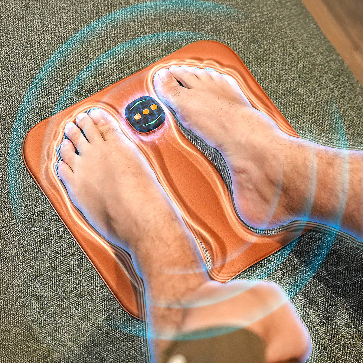 Appareil de massage des pieds NMES avec technologie à fibres de cuivre, pour soulager les picotements et se détendre à la maison | Sulvida