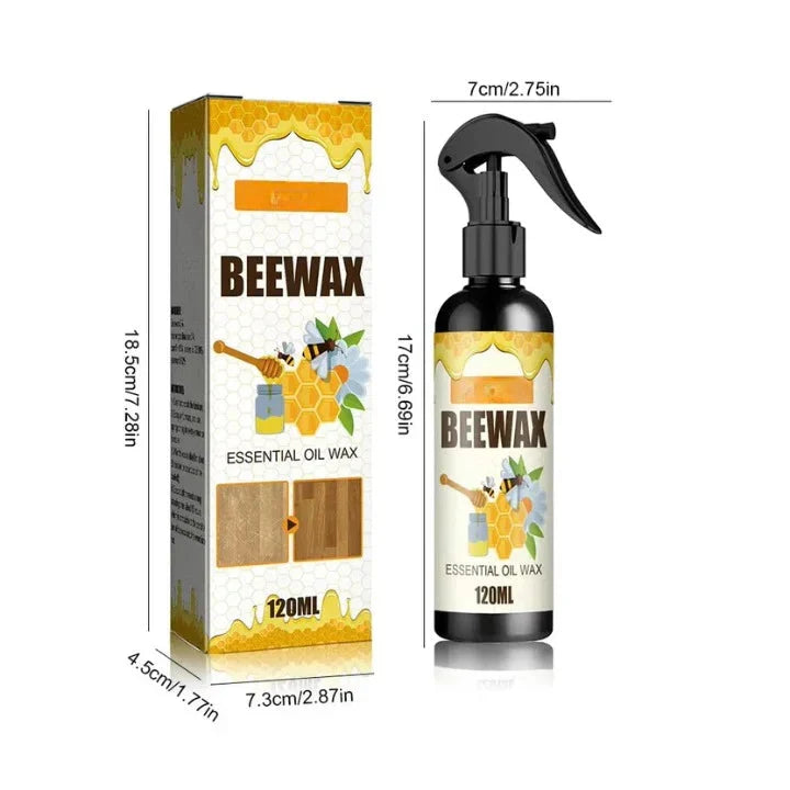 Verzorgingsspray voor Hout en Bamboe met Bijenwas - 120ml Natuurlijke Behandeling voor Meubels en Leer | Sulvida