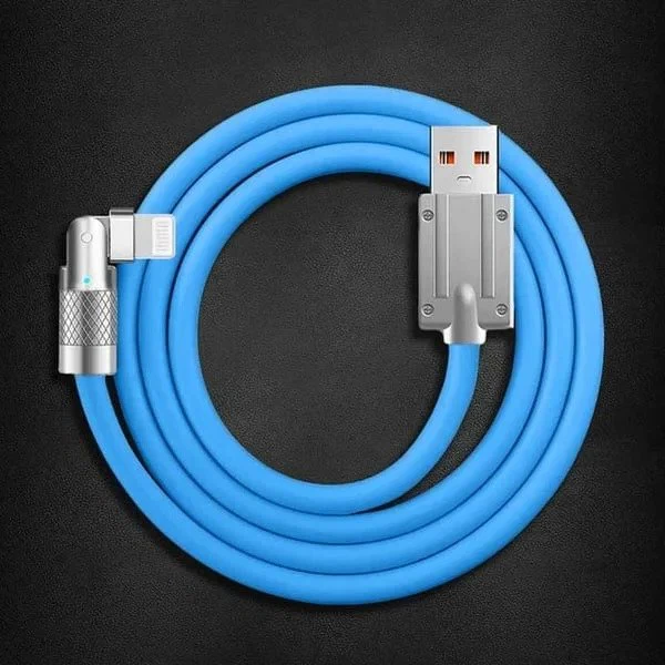 180° drehbares Schnellladekabel USB Micro-USB Typ C iPhone – 120W Schnellladekabel für Smartphones | Sulvida