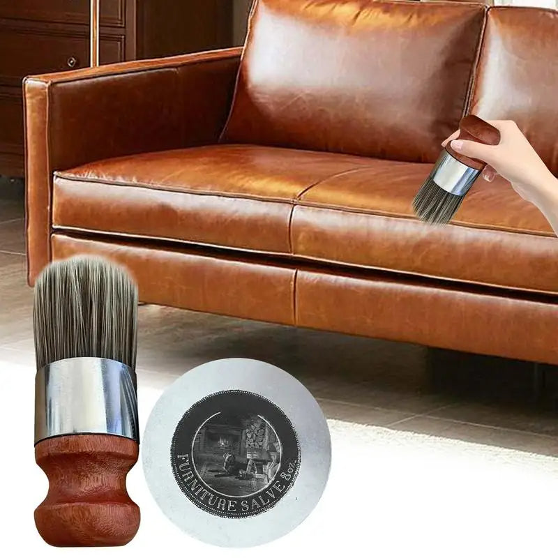 Leerherstelset 120ml voor meubels bank stoel auto leder verzorging reparatie restauratie onderhoud interieur | Sulvida