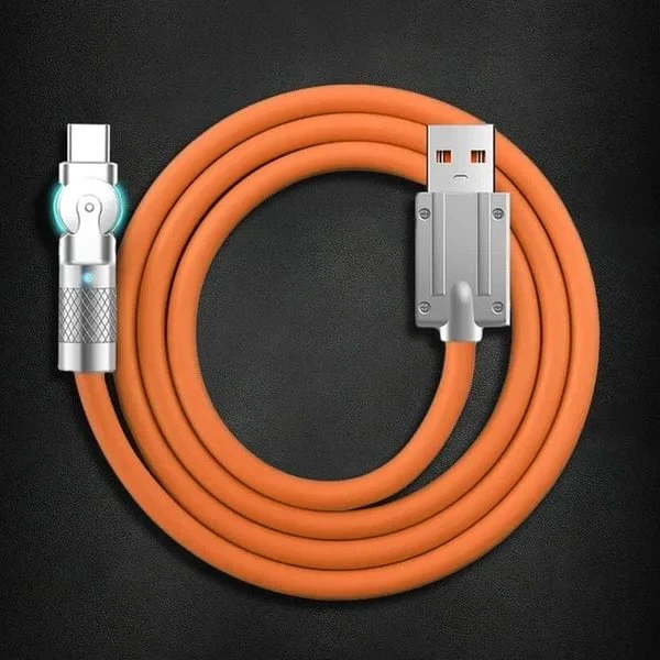 180° drehbares Schnellladekabel USB Micro-USB Typ C iPhone – 120W Schnellladekabel für Smartphones | Sulvida