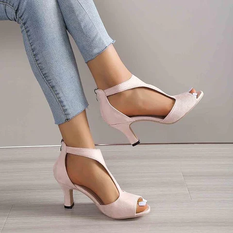 Orthopedische Dames Hakken met Comfort Binnenzool – Elegante Hoge Hakken met Voetondersteuning en Stijlvol Design voor Dagelijks Gebruik | Sulvida