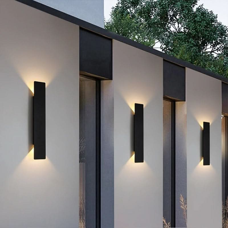 Wandlamp Buiten Waterdicht Moderne Gevellamp Zwart Wit Tuinverlichting IP65 LED Buitenlamp voor Terras en Tuin | Sulvida