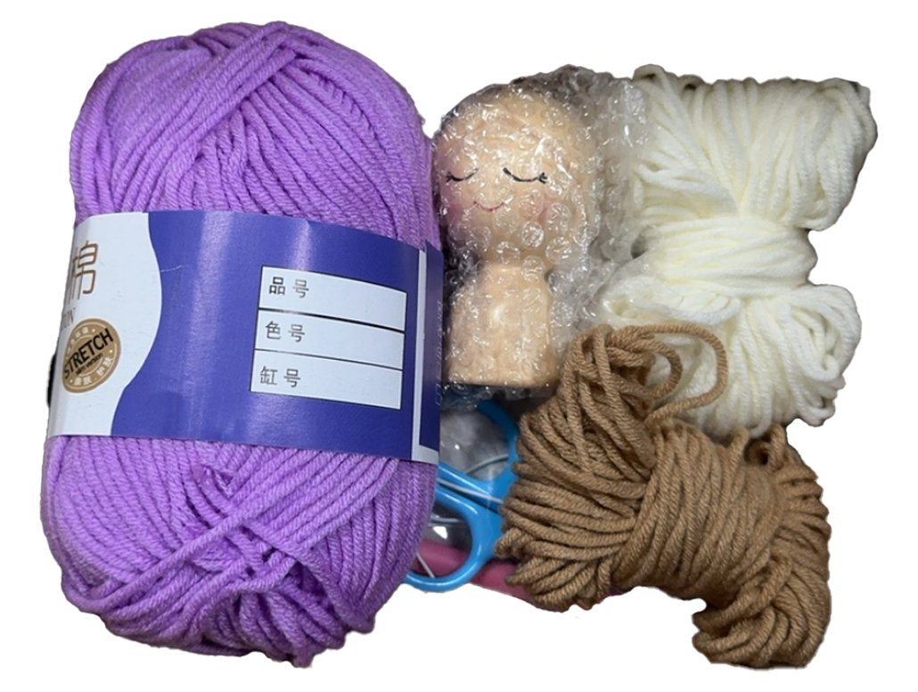 DIY Haakengel Bastelset met Garen en Naald – Kerstdecoratie Zelf Maken Knutselpakket voor Creatieve Hobby | Sulvida