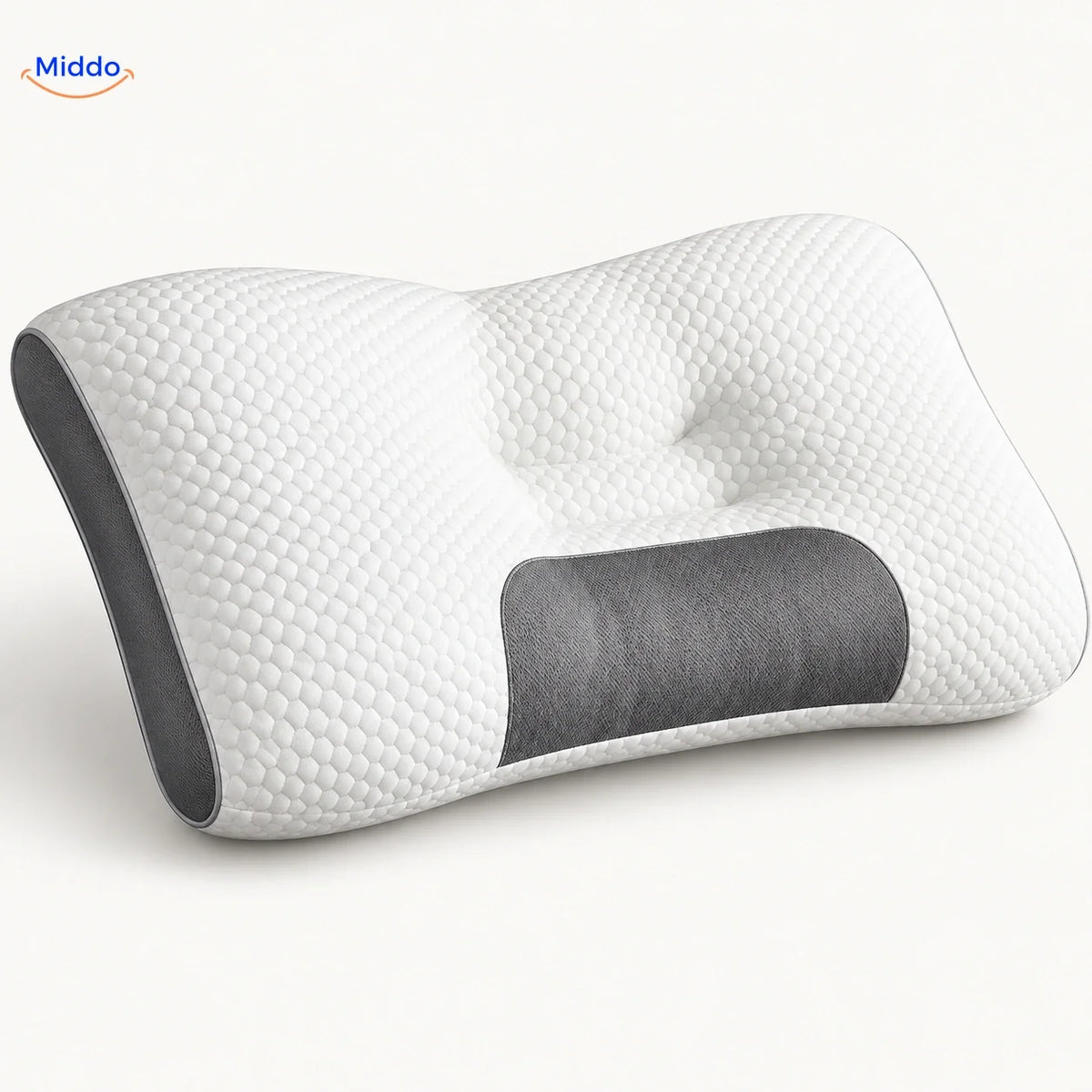 Ergonomisch Neksteunkussen Golfpatroon Honingraat Rug Zijslapers Orthopedisch Memory Foam Slaapkussen | Sulvida