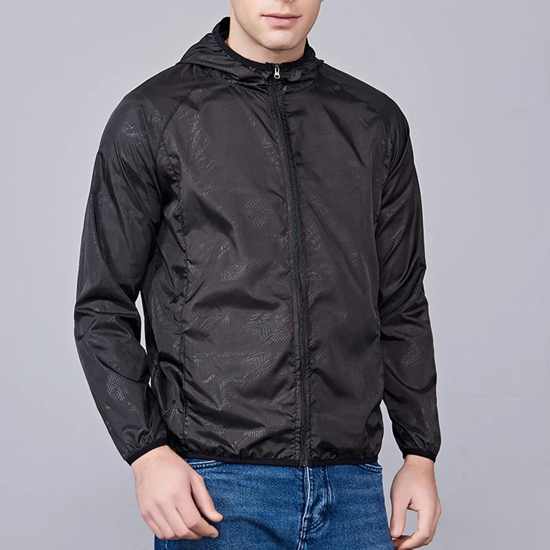 Veste softshell légère et imperméable, respirante et coupe-vent, pour la randonnée en extérieur, pliable, compacte et fonctionnelle | Sulvida