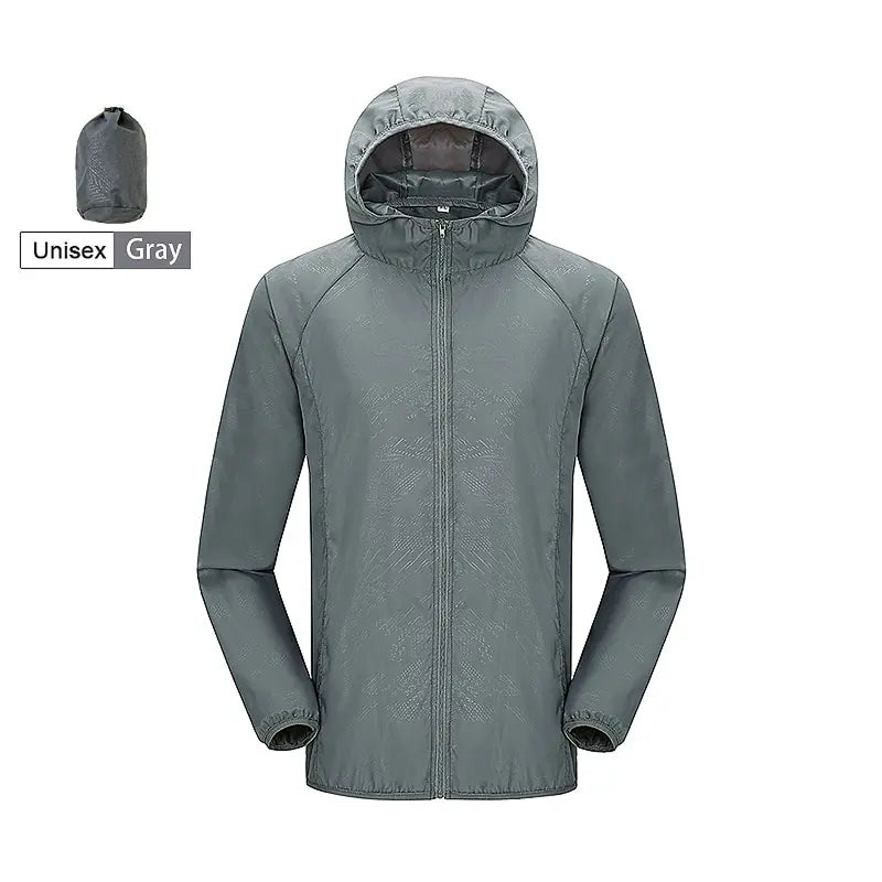 Veste softshell légère et imperméable, respirante et coupe-vent, pour la randonnée en extérieur, pliable, compacte et fonctionnelle | Sulvida