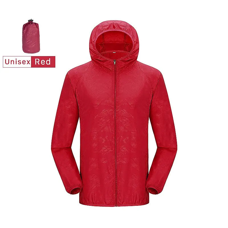 Veste softshell légère et imperméable, respirante et coupe-vent, pour la randonnée en extérieur, pliable, compacte et fonctionnelle | Sulvida