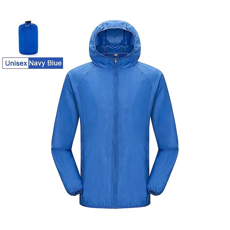 Veste softshell légère et imperméable, respirante et coupe-vent, pour la randonnée en extérieur, pliable, compacte et fonctionnelle | Sulvida