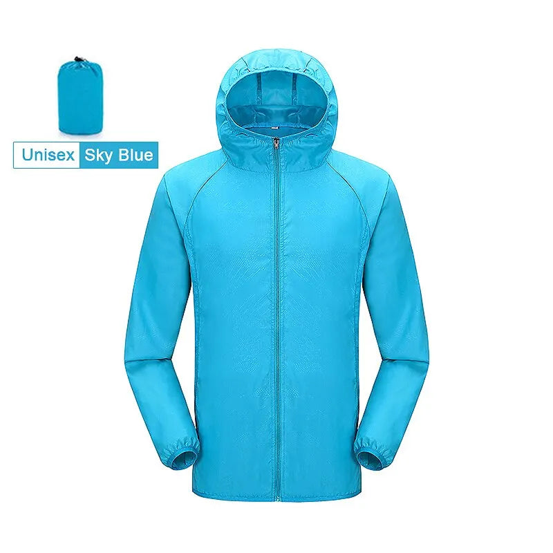 Veste softshell légère et imperméable, respirante et coupe-vent, pour la randonnée en extérieur, pliable, compacte et fonctionnelle | Sulvida
