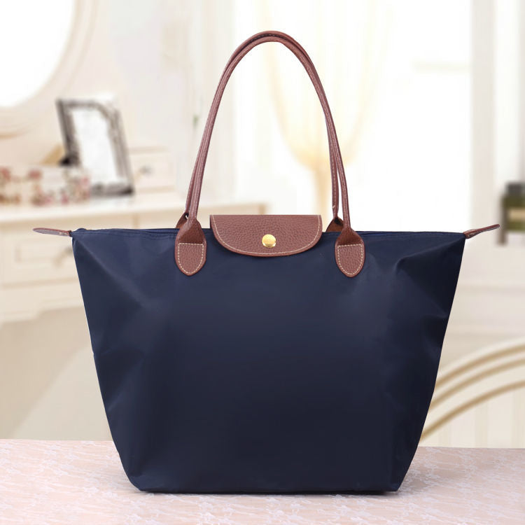 Oxford schoudertas dames waterdicht nylon shopper lichtgroen lichtgewicht opvouwbaar dagelijks gebruik | Sulvida