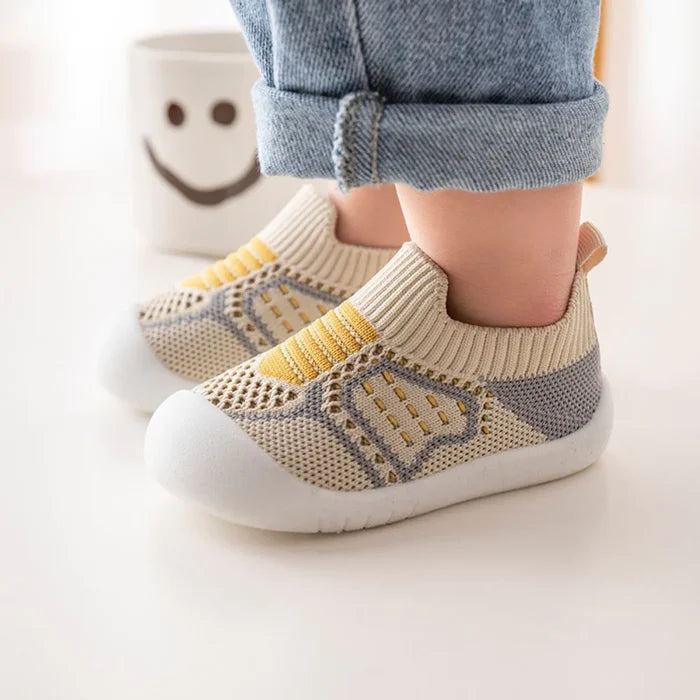 Antislip babyslofjes met zachte zool babyschoentjes sokjes loopsteun grip voor baby's peuters 6-36 maanden | Sulvida