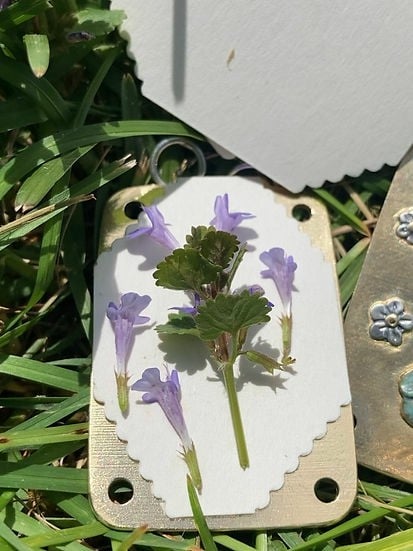 Petite presse à fleurs de poche faite à la main, herbier botanique souvenir pour sécher des fleurs sauvages, cadeau créatif | Sulvida