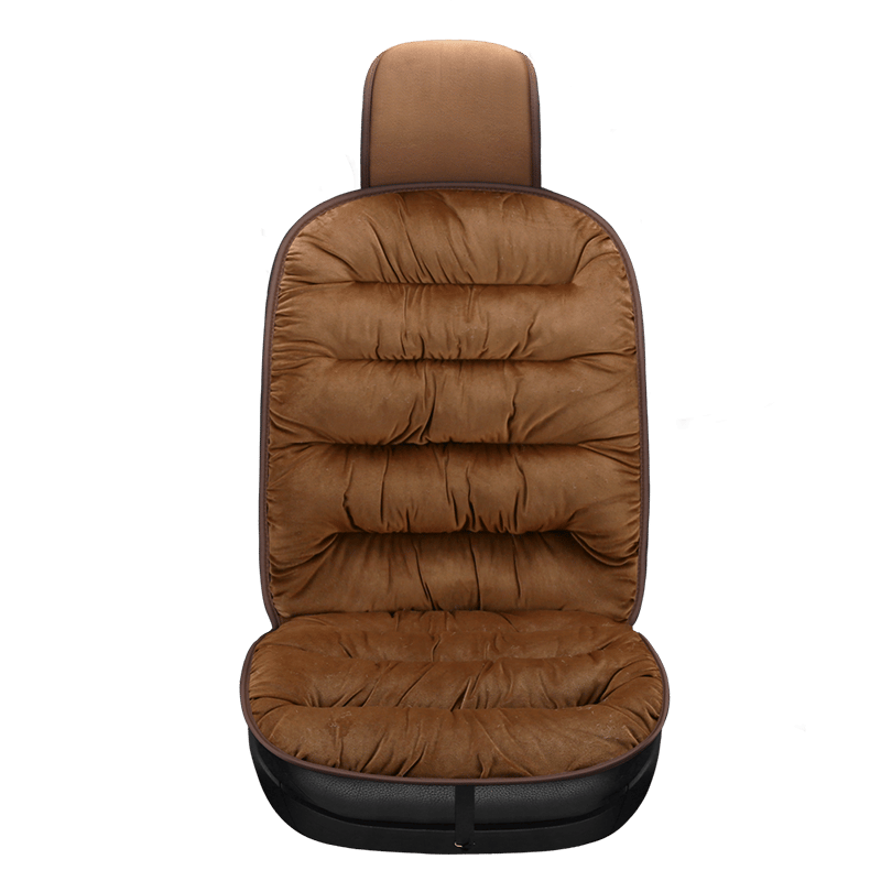 Autostoelkussen Met Korte Pluche Vulling – Zachte Stoelbekleding Voor Comfortabel Autorijden | Sulvida