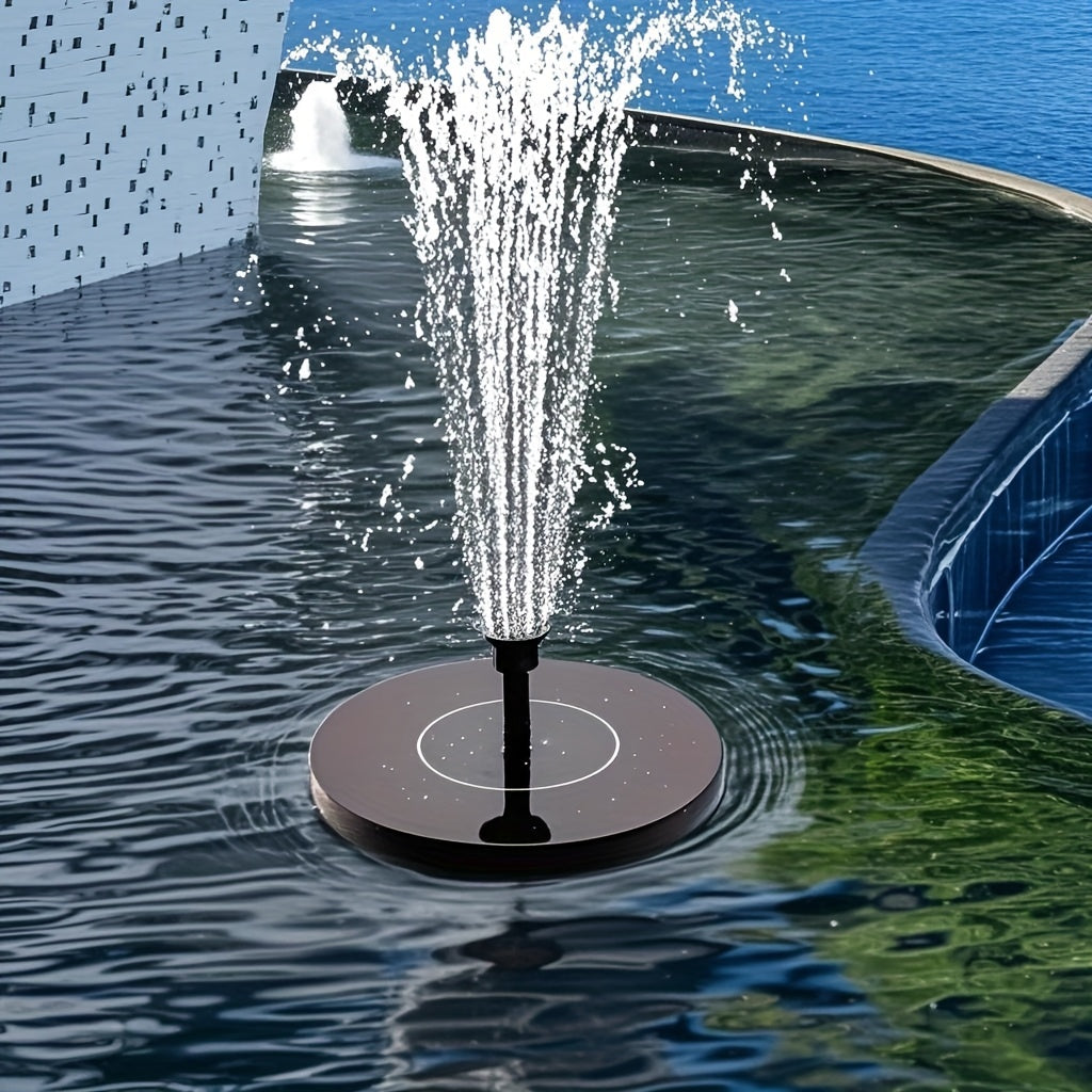 Fontaine solaire avec 6 types de jets, décoration flottante pour bassin, jardin et terrasse | Sulvida
