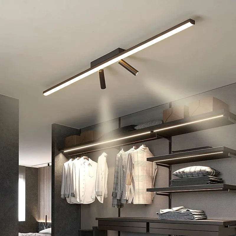 Verstelbare Plafondspot met Draaibare LED-Lampen Metaal Siliconen Spotlamp voor Woonkamer Eetkamer Keuken | Sulvida