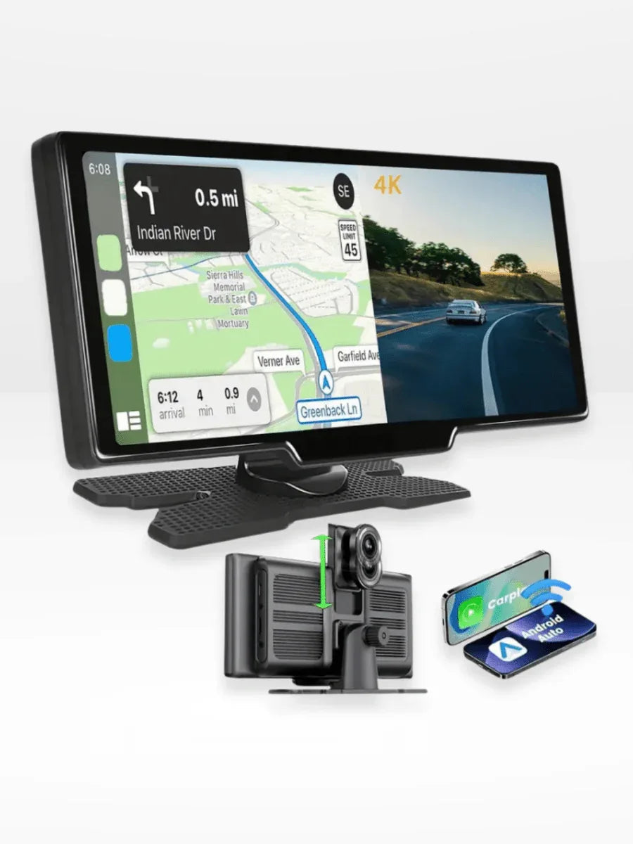 Auto Scherm met Apple CarPlay en Android Auto Full HD Camera Touchscreen Display voor Moderne Voertuigen | Sulvida