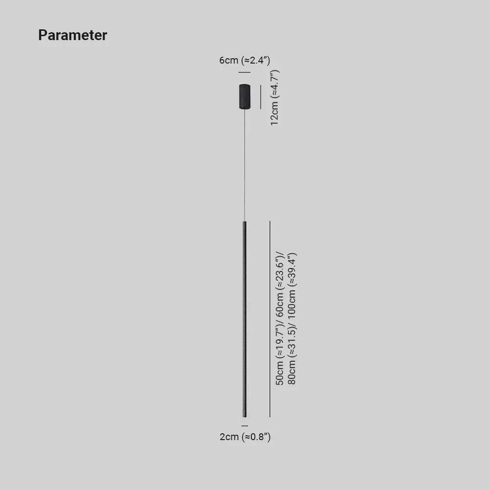 Minimalistische Hanglamp Zwart Metaal Slaapkamer Bedlampje Lineair Design Verstelbaar Modern Interieur | Sulvida