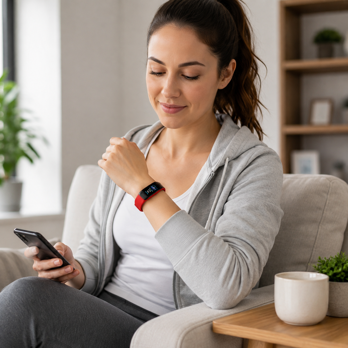 Gezondheidsmonitor Polsband met ECG en Hartslagmeting Bloeddruk SpO2 Slaapanalyse Waterdicht Fitness Tracker | Sulvida