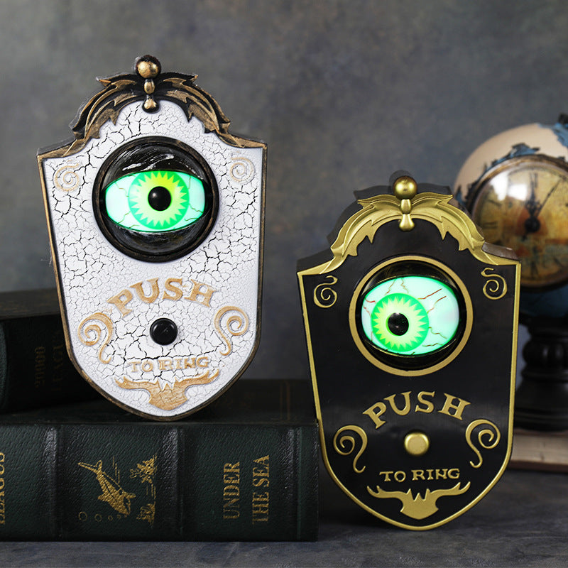 Elektronische Deurklok met Griezelig Oog Geluideffect Halloween Decoratie Trick or Treat Deurbel Accessoire | Sulvida