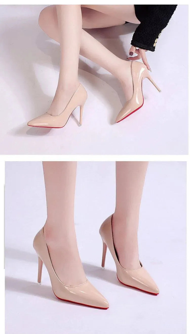 Dames Elegante Stiletto Pumps met Lage Instap en Hoge Hak voor Feest Bruiloft Party Avondkleding | Sulvida