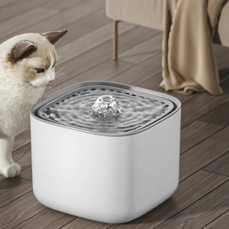 Huisdier Drinkfontein 3 Liter met Filter Stil Automaat Waterpomp voor Katten en Honden Voerbak Drinkbak | Sulvida