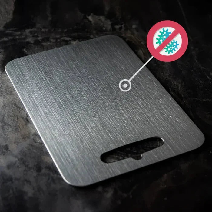 Titanium Snijplank Antibacterieel & Niet-Poreus | Modern Keukendesign voor Hygiënisch Snijden | Messenbestendig | Sulvida