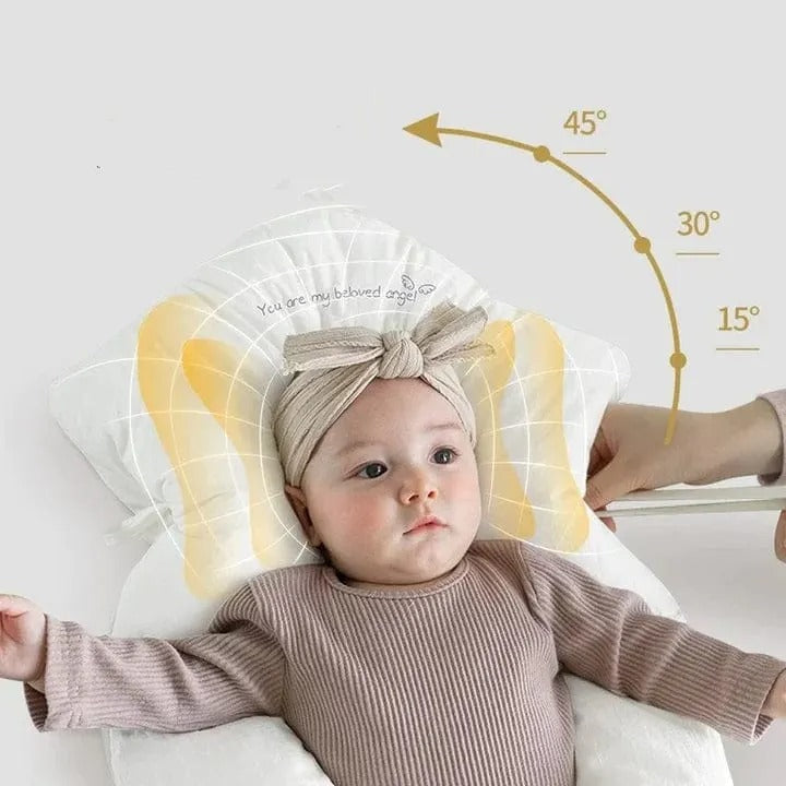 Babysteunkussen met Verstelbare Zijkanten en Hoofdzone Pasgeboren Baby Rustondersteuning Comfortabel | Sulvida