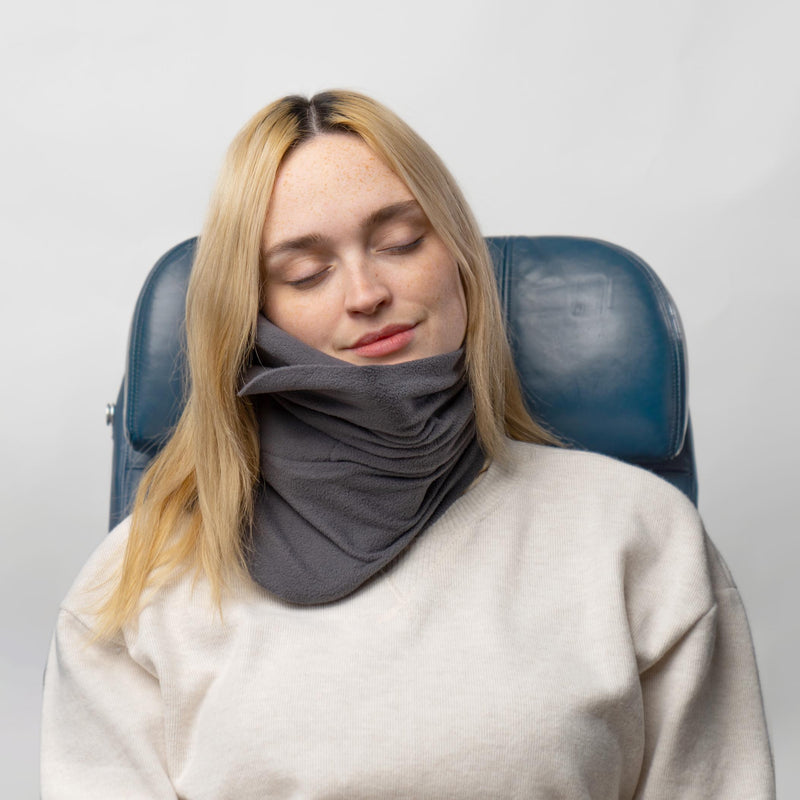 Nekkussen Voor Op Reis Memory Foam Grijs Blauw Zwart Rood Ergonomische Reiskussen Met Verstelbare Sluiting | Sulvida