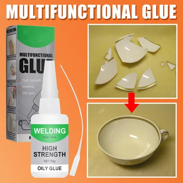 Universele Supersterke Lijm 50ml Transparant voor Plastic Hout Keramiek Metaal Glas Klus Reparatie Ambacht | Sulvida