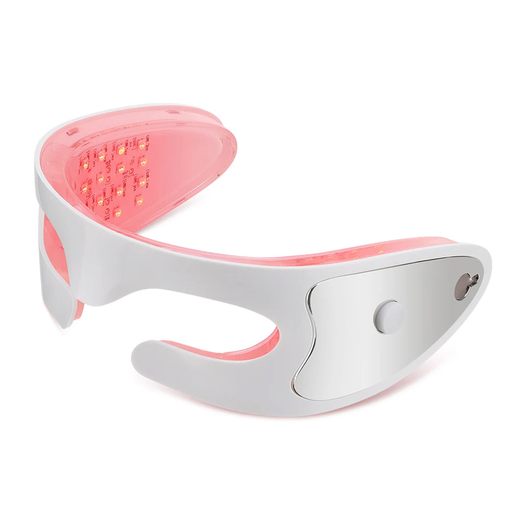 Appareil de massage LED pour les yeux avec mode vibration, chaleur et musique, pour le soin des yeux, la détente et la fatigue - Sulvida