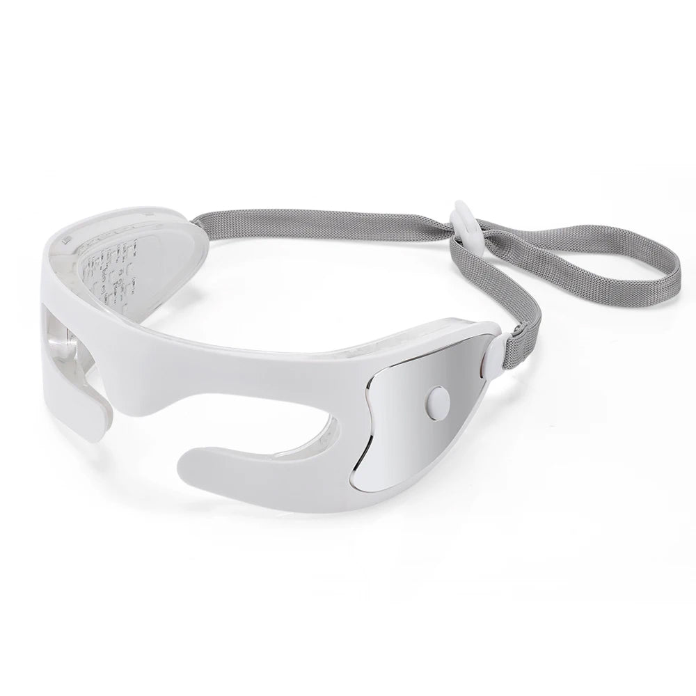 Appareil de massage LED pour les yeux avec mode vibration, chaleur et musique, pour le soin des yeux, la détente et la fatigue - Sulvida