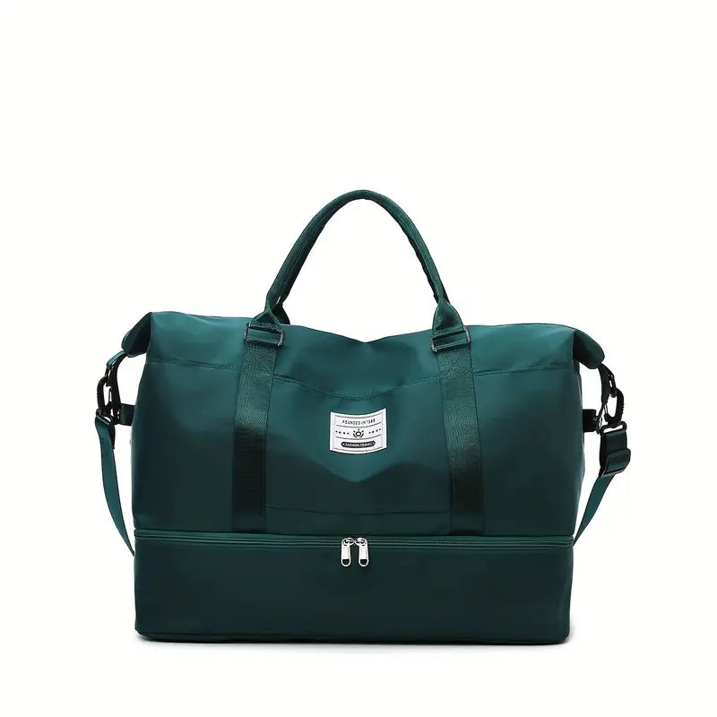 Reistas met Schouderriem Zwart Roze Paars Groen Lichtgroen Magenta Donkergroen Weekendtas Handbagage | Sulvida