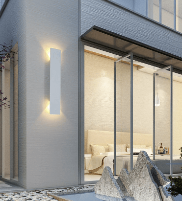 Aluminium LED-Wandlamp Waterdicht IP65 Zwart Wit Buiten Binnen Elegant Design Energiezuinig Sfeervol | Sulvida